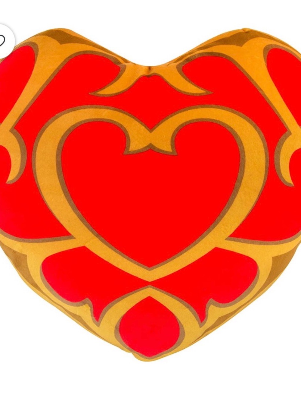 Zelda Themed Red and Gold Decorative Pillow by TOMY
